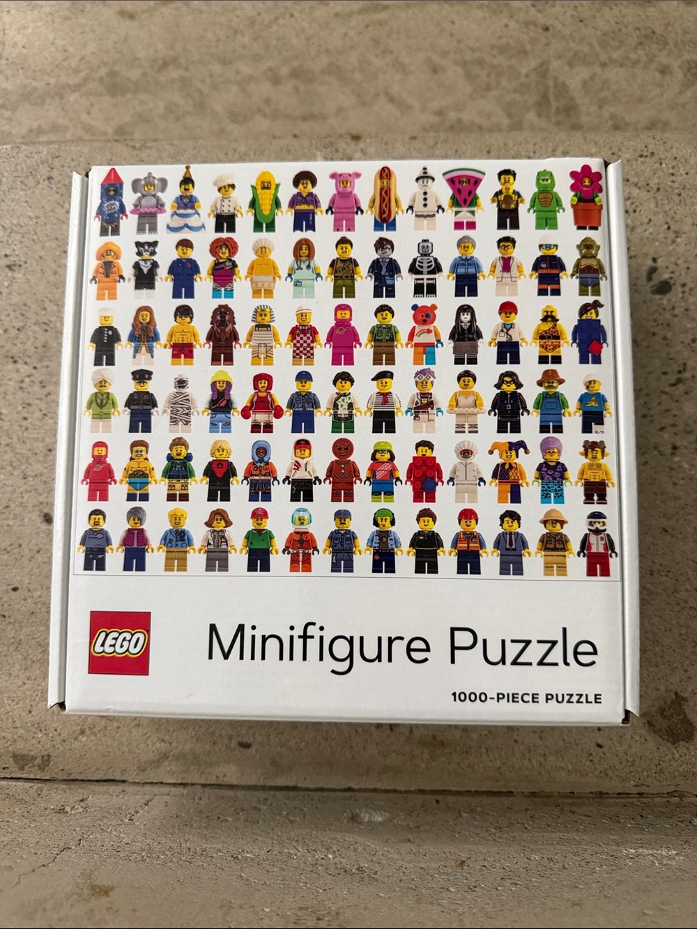Lego Minifigure Puzzle - Yellow, Blue, Red, Green, Black